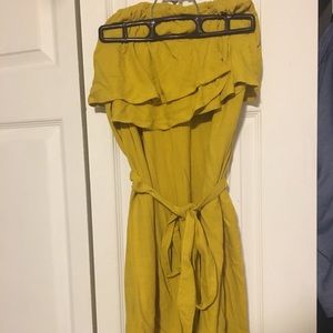 Gold Forever 21 Romper